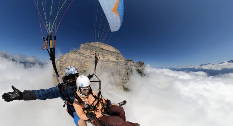 Un biplace de rêve à la Dent de Crolles